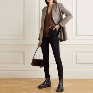 FRAME Le Skinny De Jeanne Black Jeans